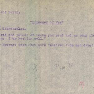 Soldier packet page