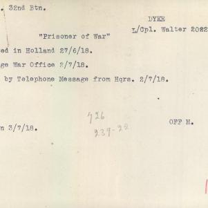 Soldier packet page