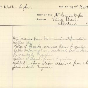 Soldier packet page