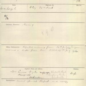 Soldier packet page