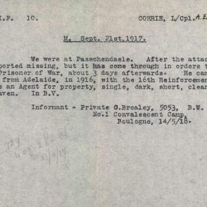 Soldier packet page