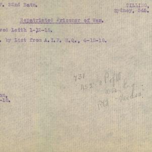 Soldier packet page