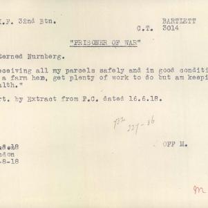 Soldier packet page