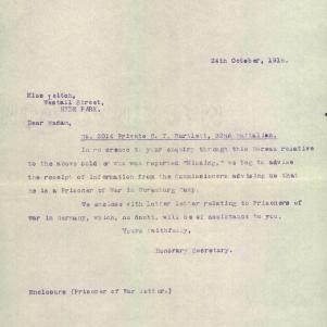 Soldier packet page