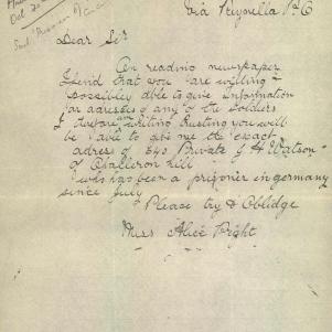 Soldier packet page