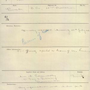 Soldier packet page