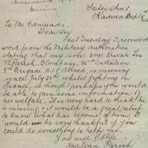 Soldier packet page