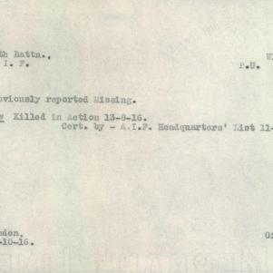 Soldier packet page