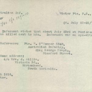 Soldier packet page