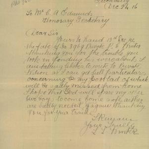 Soldier packet page