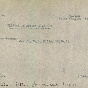 Soldier packet page