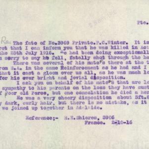 Soldier packet page
