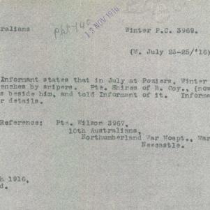 Soldier packet page