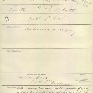 Soldier packet page