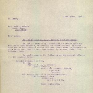 Soldier packet page