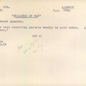 Soldier packet page