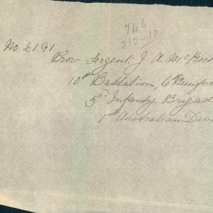 Soldier packet page