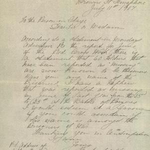 Soldier packet page