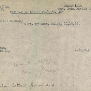 Soldier packet page