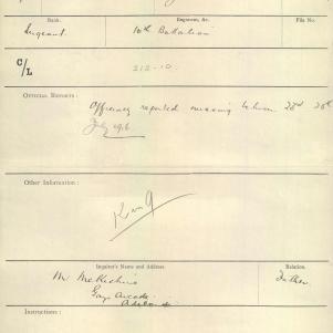 Soldier packet page