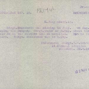 Soldier packet page