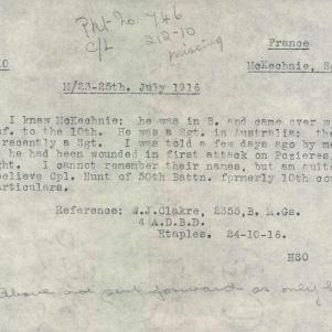 Soldier packet page