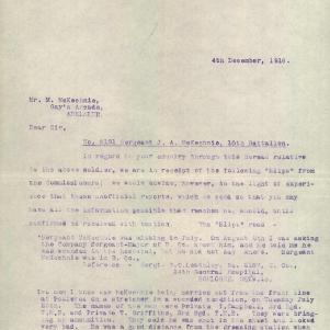 Soldier packet page