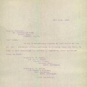 Soldier packet page