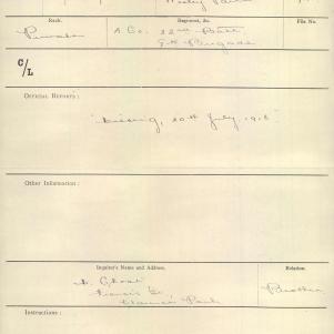 Soldier packet page