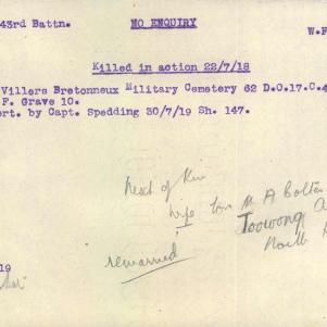Soldier packet page