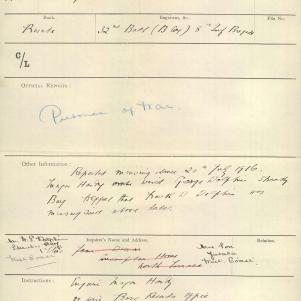 Soldier packet page