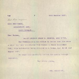 Soldier packet page