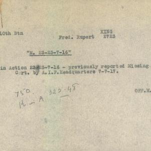 Soldier packet page
