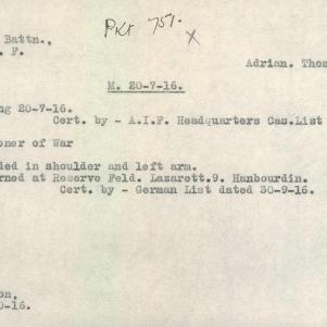 Soldier packet page