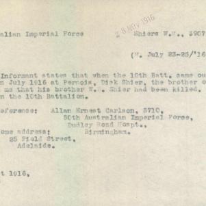 Soldier packet page