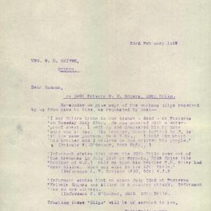 Soldier packet page