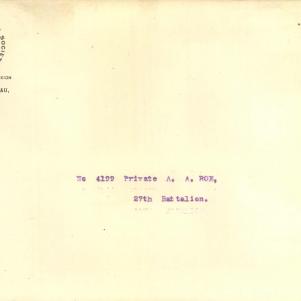 Soldier packet page