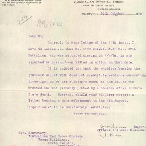 Soldier packet page