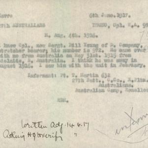 Soldier packet page