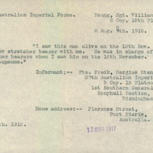 Soldier packet page