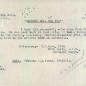Soldier packet page