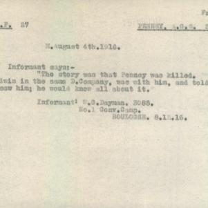 Soldier packet page