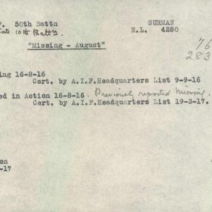 Soldier packet page