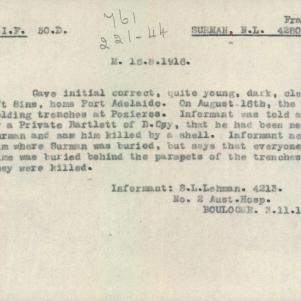 Soldier packet page