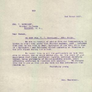 Soldier packet page