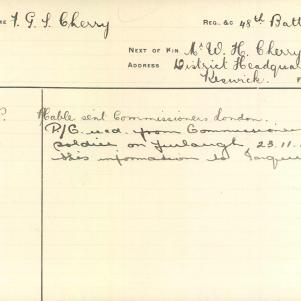 Soldier packet page