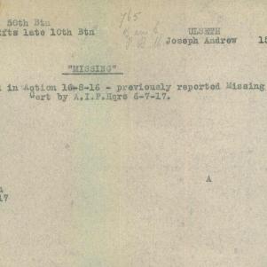 Soldier packet page