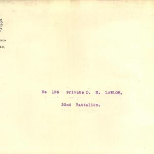 Soldier packet page