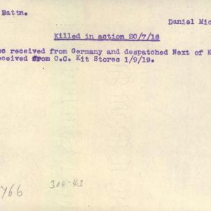 Soldier packet page