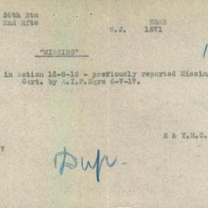 Soldier packet page